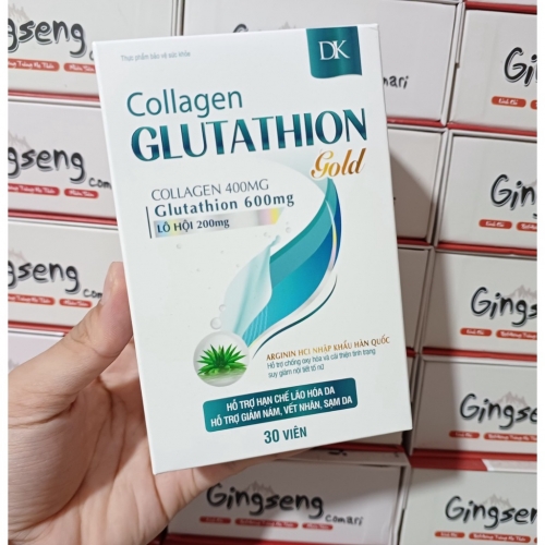 COLLAGEN GLUTATHION GOLD, HỖ TRỢ HẠN CHẾ LÃO HÓA DA, HỖ TRỢ GIẢM NÁM, VẾT NHĂN, SẠM DA