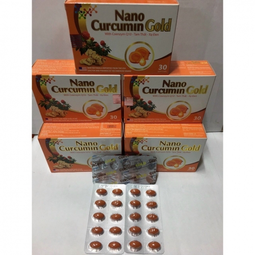 NANO CURCUMIN GOLD- HỖ TRỢ GIẢM NGUY CƠ VIÊM LOÉT DẠ DẢY, TÁ TRÀNG