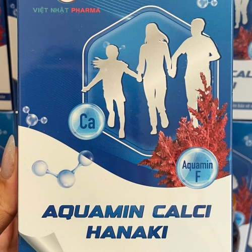 VIÊN UỐNG AQUAMIN CALCI HANAKI, LỌ 30 VIÊN. GIÚP GIẢM LOÃNG XƯƠNG, CÒI XƯƠNG Ở NGƯỜI LỚN VÀ TRẺ EM,...