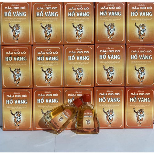 DẦU GIÓ ĐỎ HỔ VÀNG - CHAI 7ml. GIÚP LÀM ẤM VÀ NÓNG NHANH CHÓNG, ĐEM LẠI CẢM GIÁC DỄ CHỊU KHI SỬ DỤNG