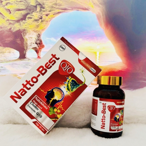 VIÊN UỐNG BỔ NÃO NATTO – BEST Q10, LỌ 30 VIÊN. GIÚP TĂNG CƯỜNG TUẦN HOÀN MÁU NÃO. GIẢM HÌNH THÀNH CỤC MÁU ĐÔNG