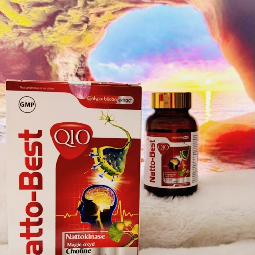 VIÊN UỐNG BỔ NÃO NATTO – BEST Q10, LỌ 30 VIÊN. GIÚP TĂNG CƯỜNG TUẦN HOÀN MÁU NÃO. GIẢM HÌNH THÀNH CỤC MÁU ĐÔNG