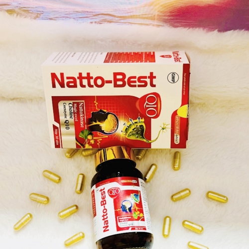 VIÊN UỐNG BỔ NÃO NATTO – BEST Q10, LỌ 30 VIÊN. GIÚP TĂNG CƯỜNG TUẦN HOÀN MÁU NÃO. GIẢM HÌNH THÀNH CỤC MÁU ĐÔNG