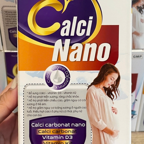 VIÊN UỐNG BỔ SUNG CALCI NANO, LỌ 30 VIÊN. GIÚP TĂNG CHIỀU CAO, GIẢM CÒI XƯƠNG, LOÃNG XƯƠNG,...