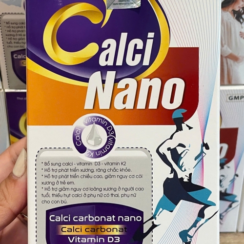 VIÊN UỐNG BỔ SUNG CALCI NANO, LỌ 30 VIÊN. GIÚP TĂNG CHIỀU CAO, GIẢM CÒI XƯƠNG, LOÃNG XƯƠNG,...