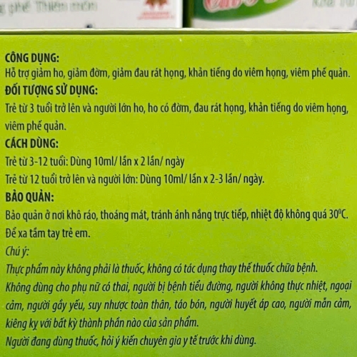 SIRO GÓI CAO LÁ THƯỜNG XUÂN HORITUSS, HỘP 30 GÓI. GIÚP GIẢM HO KÉO DÀI, HO ĐỜM, NGỨA RÁT HỌNG, KHẢN TIẾNG ĐAU HỌNG,...
