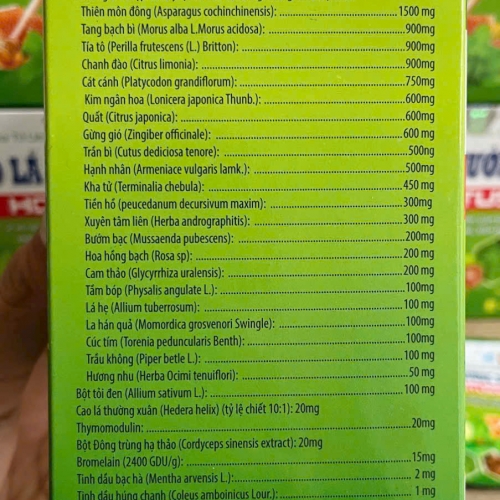 SIRO GÓI CAO LÁ THƯỜNG XUÂN HORITUSS, HỘP 30 GÓI. GIÚP GIẢM HO KÉO DÀI, HO ĐỜM, NGỨA RÁT HỌNG, KHẢN TIẾNG ĐAU HỌNG,...
