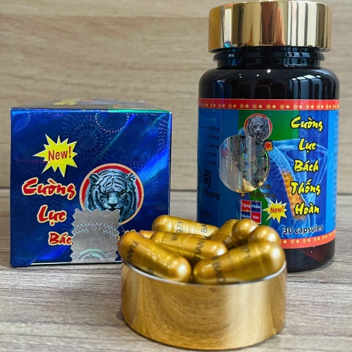 VIÊN UỐNG XƯƠNG KHỚP CƯỜNG LỰC BÁCH THỐNG HOÀN. GIÚP GIẢM TRIỆU CHỨNG VIÊM KHỚP, ĐAU NHỨC THẦN KINH, GAI CỘT SỐNG,... LỌ 30 VIÊN. HÀNG CHÍNH HÃNG LOẠI 1, TẶNG CAO DÁN,