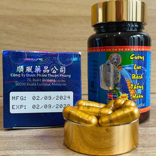 VIÊN UỐNG XƯƠNG KHỚP CƯỜNG LỰC BÁCH THỐNG HOÀN. GIÚP GIẢM TRIỆU CHỨNG VIÊM KHỚP, ĐAU NHỨC THẦN KINH, GAI CỘT SỐNG,... LỌ 30 VIÊN. HÀNG CHÍNH HÃNG LOẠI 1, TẶNG CAO DÁN,