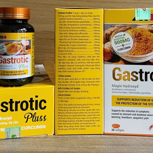 DẠ DÀY GASTROTIC PLUSS, HỘP 30 VIÊN. GIÚP BẢO VỆ NIÊM MẠC DẠ DÀY, LOÉT DẠ DÀY, Ợ HƠI, Ợ CHUA,...