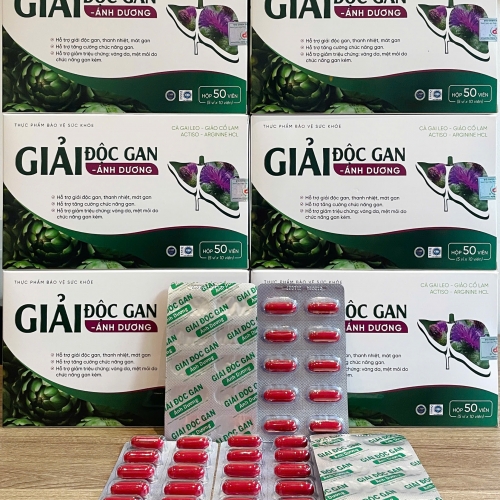 VIÊN UỐNG MÁT GAN - GIẢI ĐỘC GAN ÁNH DƯƠNG, HỌP 50 VIÊN. GIÚP THANH NHIỆT, GIẢM MẪN NGỨA, VÀNG DA, MỆT MỎI DO GAN KÉM,..