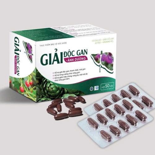 VIÊN UỐNG MÁT GAN - GIẢI ĐỘC GAN ÁNH DƯƠNG, HỌP 50 VIÊN. GIÚP THANH NHIỆT, GIẢM MẪN NGỨA, VÀNG DA, MỆT MỎI DO GAN KÉM,..