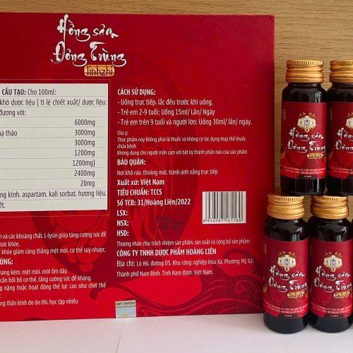 NƯỚC UỐNG HỒNG SÂM ĐÔNG TRÙNG LINHZHI GIÚP TĂNG CƯỜNG SỨC ĐỀ KHÁNG, GIẢM CĂNG THẲNG THẦN KINH,...