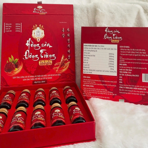 NƯỚC UỐNG HỒNG SÂM ĐÔNG TRÙNG LINHZHI GIÚP TĂNG CƯỜNG SỨC ĐỀ KHÁNG, GIẢM CĂNG THẲNG THẦN KINH,...