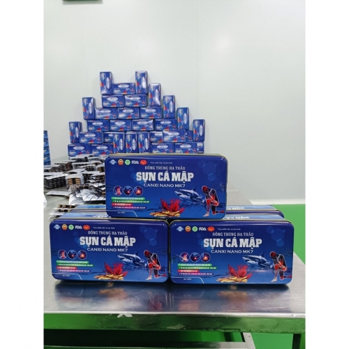VIÊN UỐNG ĐÔNG TRÙNG HẠ THẢO SỤN VI CÁ MẬP CANXI NANO MK7, HỘP THIẾC 60 VIÊN. GIÚP GIẢM KHÔ KHỚP, THOÁI HÓA, VIÊM KHỚP,...