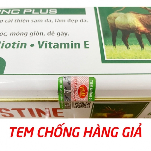 VIÊN UỐNG ĐẸP DA L-CYSTINE, HỘP THIẾC 60 VIÊN. GIÚP GIẢM GÃY RỤNG TÓC, GIÒN MÓNG DỄ GÃY, GIÚP CẢI THIỆN DA.