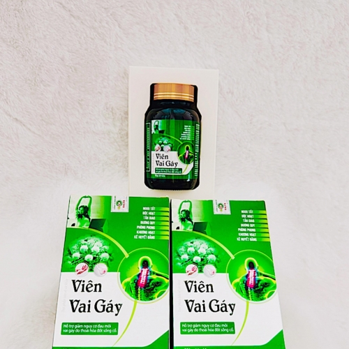 VIÊN VAI GÁY. GIÚP GIẢM ĐAU MỎI, THOÁI HOÁ CỘT SỐNG, ĐAU MỎI VAI GÁY,...HỘP 30 VIÊN