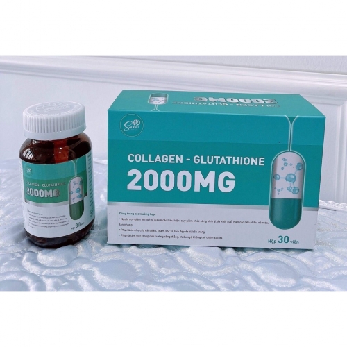 COLLAGEN - GLUTATHIONE 2000MG. CHĂM SÓC DA, LÀM ĐẸP DA TỪ BÊN TRONG