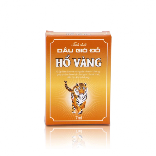 DẦU GIÓ ĐỎ HỔ VÀNG - CHAI 7ml. GIÚP LÀM ẤM VÀ NÓNG NHANH CHÓNG, ĐEM LẠI CẢM GIÁC DỄ CHỊU KHI SỬ DỤNG