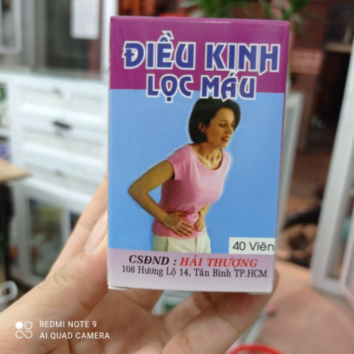 ĐIỀU KINH LỌC MÁU - LỌ 40 VIÊN. HỖ TRỢ GIẢM U NANG, U XƠ BUỒNG TRỨNG, ĐAU BỤNG KINH, ĐAU LƯNG, MỎI GỐI