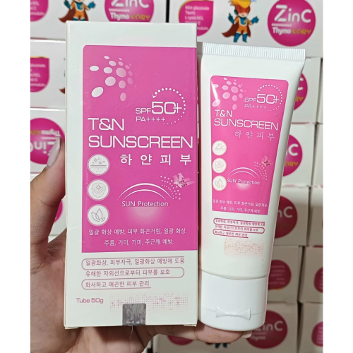 KEM CHỐNG NẮNG SUNSCREEN SPF50+, GIÚP CHỐNG NẮNG, NGĂN NGỪA RÁT DA, LÀM DỊU DA, LÀM LÀNH, GIẢM KÍCH ƯNG DA