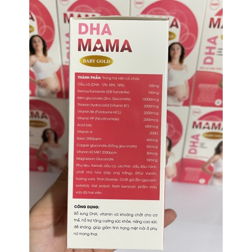 BỔ BẦU MAMA DHA BABY GOLD