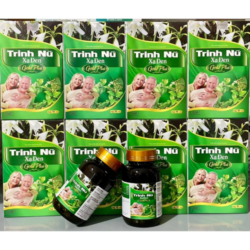 VIÊN UỐNG HỖ TRỢ ĐIỀU KINH, BỔ HUYẾT TRINH NỮ XẠ ĐEN GOLD PLUS.GIẢM UNG THƯ TUYẾN TIỀN LIỆT