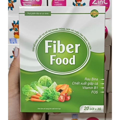 BỘT CỐM BỔ SUNG CHẤT XƠ FIBER FOOD, HỖ TRỢ NHUẬN TRÀNG, GIÚP CẢI THIỆN TÌNH TRẠNG TÁO BÓN