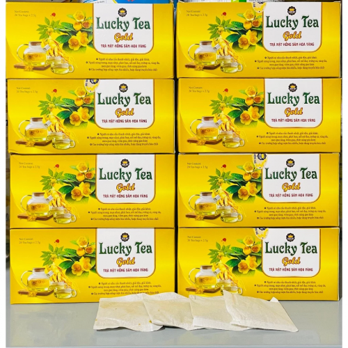 TRÀ MẬT HỒNG SÂM HOA VÀNG LUCKY TEA GOLD. GIÚP THANH NHIỆT, GIẢI ĐỘC, GIẢI KHÁT, NÓNG TRONG NGƯỜI, CHỨC NĂNG GAN KÉM,...