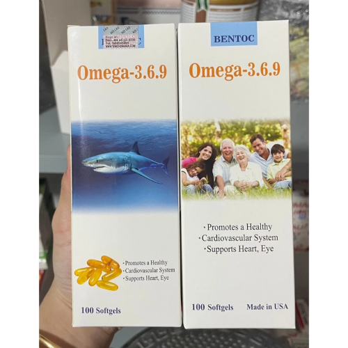 BENTOC OMEGA 3-6-9. HỖ TRỢ CHÓNG OXY HÓA, TỐT CHO MẮT VÀ TIM MẠCH