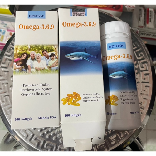 BENTOC OMEGA 3-6-9. HỖ TRỢ CHÓNG OXY HÓA, TỐT CHO MẮT VÀ TIM MẠCH