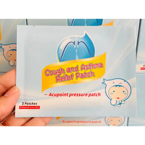 MIẾNG DÁN GIẢM HO COUGH AND ASTHMA RELIEF PATCH. GIÚP GIẢM HO, KHÒ KHÈ, NGHẸT MŨI,... HỘP 6 MIẾNG DÁN