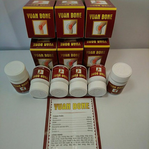 VIÊN UỐNG HỖ TRỢ XƯƠNG KHỚP YUAN BONE - HỘP 40 VIÊN