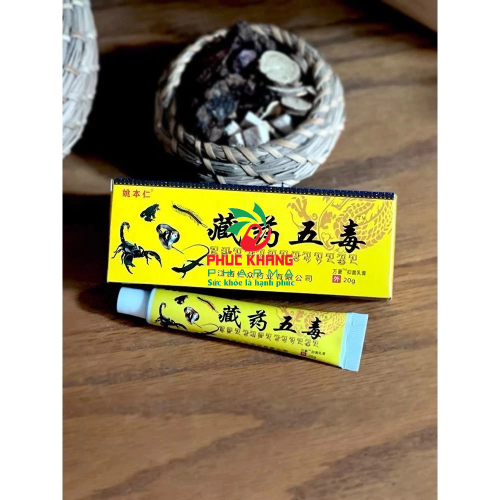 KEM XOA BÓP NGŨ ĐỘC TÂY TẠNG. TUÝP 20GR. GIÚP GIẢM ĐAU XƯƠNG KHỚP, VẾT THƯƠNG BẦM TÍM,...