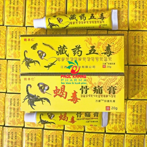 KEM XOA BÓP NGŨ ĐỘC TÂY TẠNG. TUÝP 20GR. GIÚP GIẢM ĐAU XƯƠNG KHỚP, VẾT THƯƠNG BẦM TÍM,...