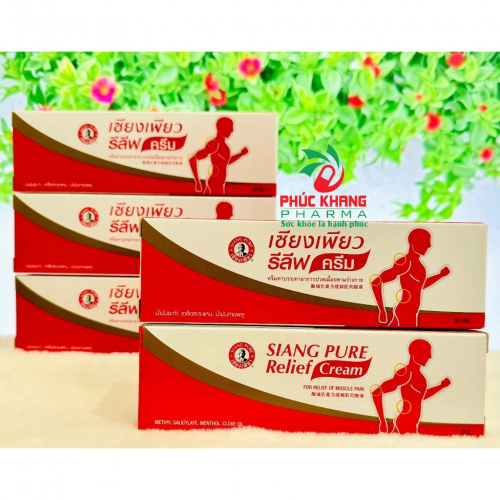 KEM XOA BÓP SIANG PURE RELIEF CREAM THÁI LAN – GIẢM ĐAU CƠ BẮP, XƯƠNG KHỚP NHANH CHÓNG