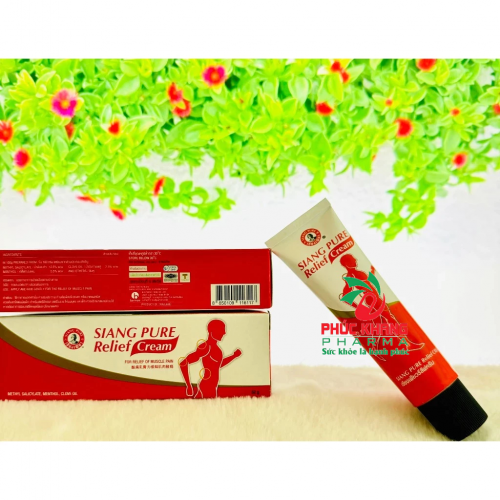 KEM XOA BÓP SIANG PURE RELIEF CREAM THÁI LAN – GIẢM ĐAU CƠ BẮP, XƯƠNG KHỚP NHANH CHÓNG