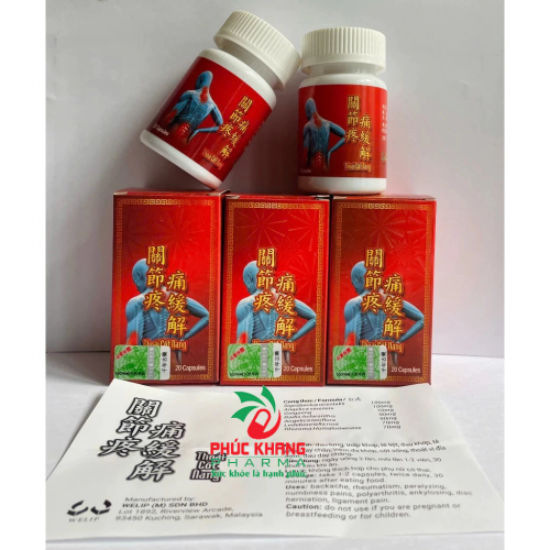 VIÊN UỐNG XƯƠNG KHỚP THOÁI CỐT NANG CHAI CAO. GIÚP GIẢM GAI CỘT SỐNG, GOUT, THOÁI HÓA KHỚP,...LỌ 20 VIÊN. HÀNG CHÍNH HÃNG LOẠI 1