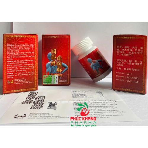 VIÊN UỐNG XƯƠNG KHỚP THOÁI CỐT NANG CHAI CAO. GIÚP GIẢM GAI CỘT SỐNG, GOUT, THOÁI HÓA KHỚP,...LỌ 20 VIÊN. HÀNG CHÍNH HÃNG LOẠI 1