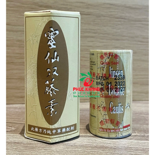 VIÊN XƯƠNG KHỚP LINH TIÊN SONG ĐẰNG TỐ. LINSEN DOUBLE CAULIS. GIÚP GIẢM VIÊM KHỚP DẠNG THẤP, THOÁI HÓA CỘT SỐNG, GOUT,... HỘP 20 VIÊN. HÀNG CHÍNH HÃNG LOẠI 1 CHECK ĐƯỢC MÃ. QR