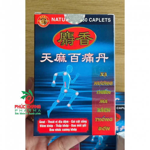 CHUẨN LOẠI 1. XẠ HƯƠNG THIÊN MA BÁCH THỐNG ĐƠN. HỘP VI 30 VIÊN, TẶNG CAO DÁN. GIÚP GIẢM ĐAU XƯƠNG KHỚP