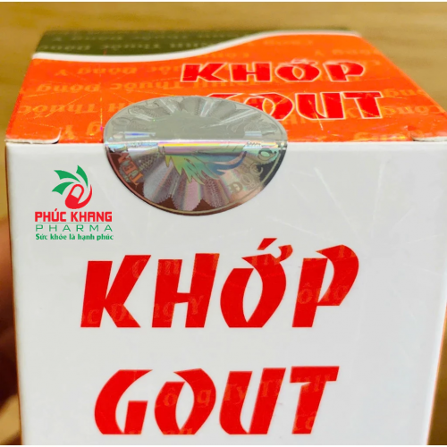 CHUẨN LOẠI 1. KHỚP GOUT ĐẠI AN, LỌ 40 VIÊN, HỘP BÓNG CHIẾU GIẤY HDSD IN MÀU RÕ NÉT. GIÚP GIẢM ĐAU XƯƠNG KHỚP