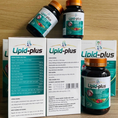 VIÊN UỐNG GIẢM MỠ MÁU LIPID PLUS, HỘP 30 VIÊN. GIÚP PHÒNG NGỪA ĐỘT QUỴ, GIẢM TÌNH TRẠNG GAN NHIỄM MỠ,..