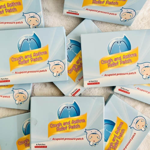 MIẾNG DÁN GIẢM HO COUGH AND ASTHMA RELIEF PATCH, HỘP 6 MIẾNG DÁN. GIÚP GIẢM HO, KHÒ KHÈ, NGHẸT MŨI,... 