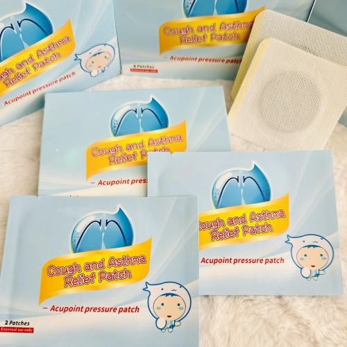 MIẾNG DÁN GIẢM HO COUGH AND ASTHMA RELIEF PATCH, HỘP 6 MIẾNG DÁN. GIÚP GIẢM HO, KHÒ KHÈ, NGHẸT MŨI,... 