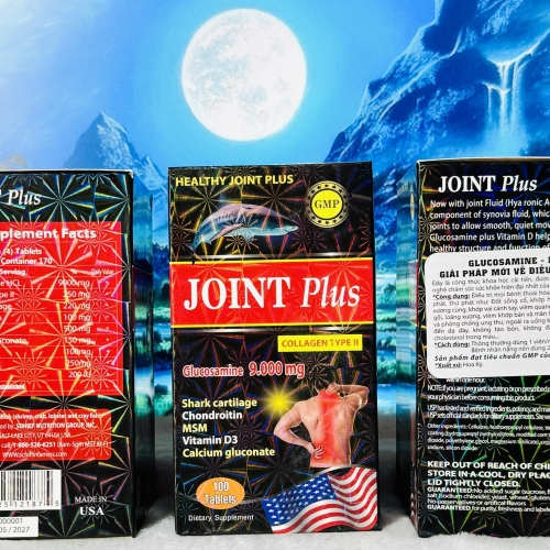 VIÊN UỐNG XƯƠNG KHỚP JOINT PLUS. HỖ TRỢ GIẢM THOÁI HÓA KHỚP, VIÊM QUANG KHỚP, LOÃNG XƯƠNG