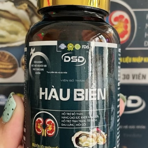 VIÊN UỐNG BỔ THẬN HÀU BIỂN, HỘP GỖ 3 LỌ X 30 VIÊN. GIÚP GIẢM TIỂU ĐÊM NHIỀU, ĐAU LƯNG, MỆT MỎI, TĂNG CƯỜNG SINH LÝ NAM,...