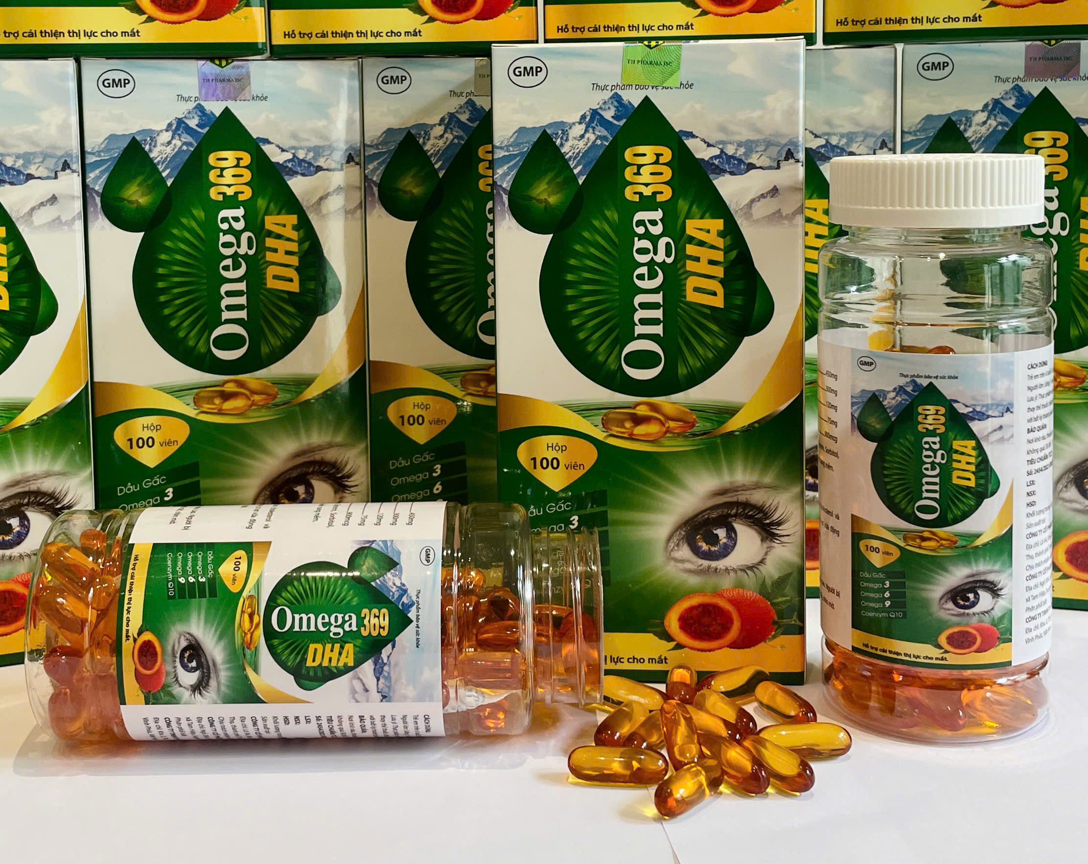 VIÊN UỐNG BỔ MẮT OMEGA 369 DHA, HỘP 100 VIÊN. GIÚP GIẢM KHÔ MẮT, MỎI MẮT, XƠ VỮA ĐỘNG MẠCH,...