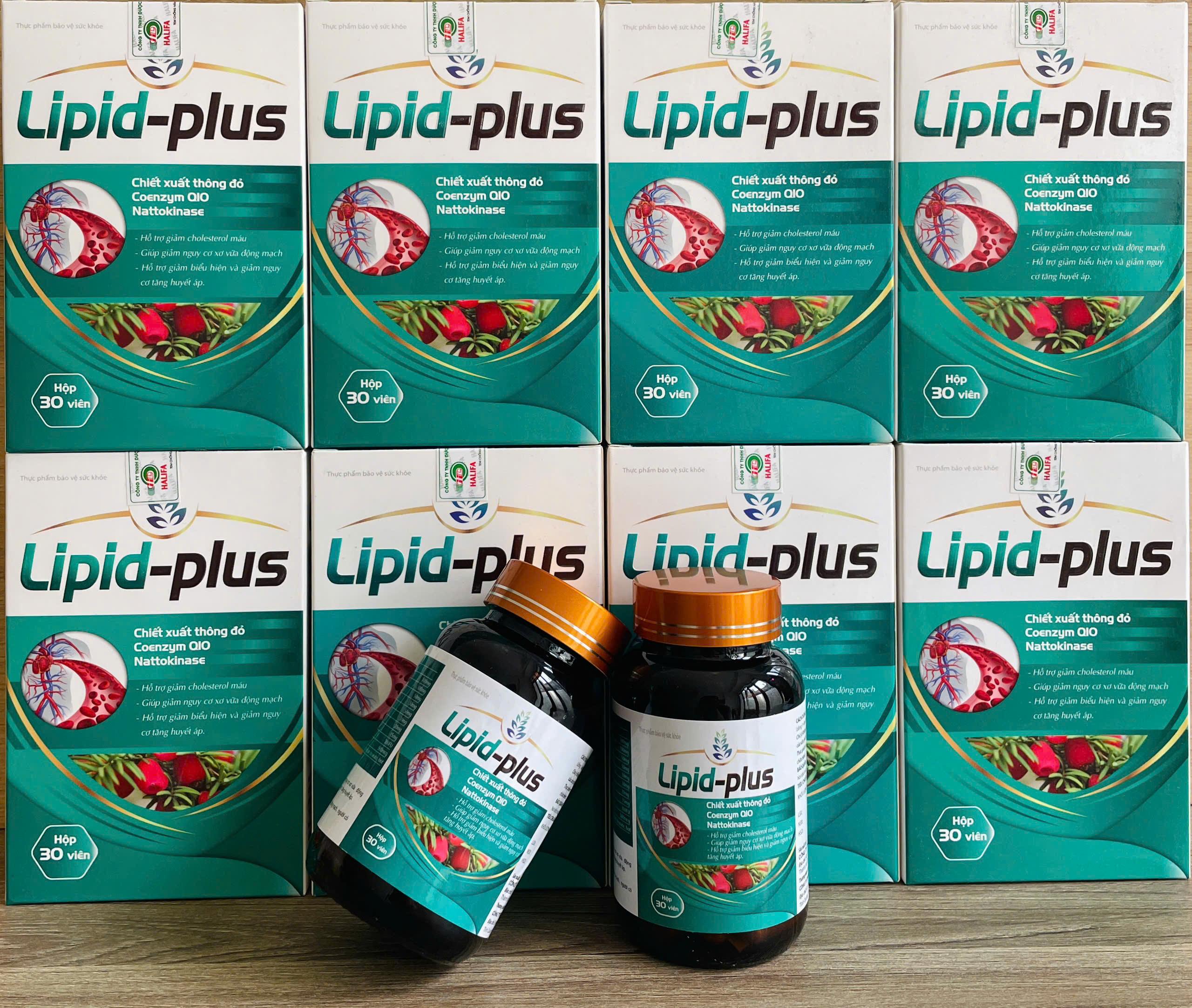 VIÊN UỐNG GIẢM MỠ MÁU LIPID PLUS, HỘP 30 VIÊN. GIÚP PHÒNG NGỪA ĐỘT QUỴ, GIẢM TÌNH TRẠNG GAN NHIỄM MỠ,..