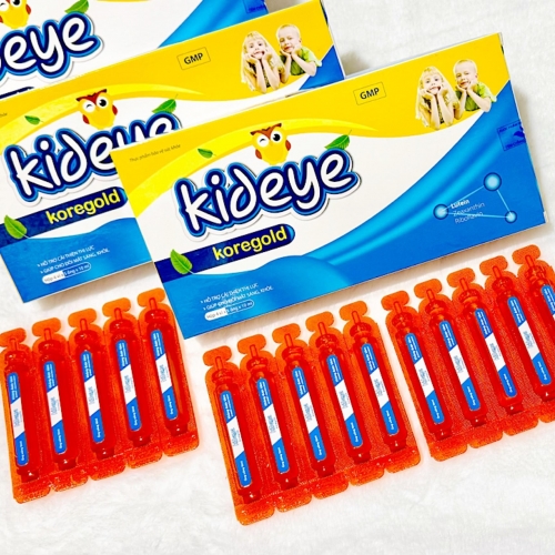 SIRO ỐNG BỔ MẮT KIDEYE, HỘP 20 ỐNG. GIÚP CHO ĐÔI MẮT SÁNG, KHỎE, DÙNG ĐƯỢC CHO NGƯỜI LỚN VÀ TRẺ EM